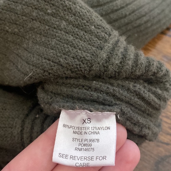 Neely dark green sweater - Picture 4 of 4